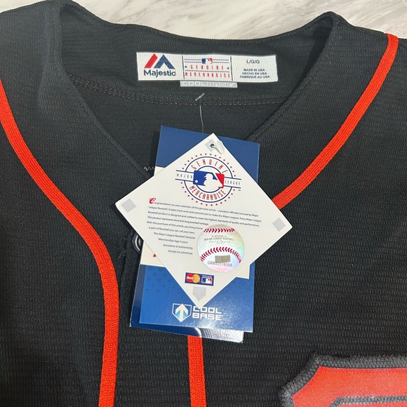 NWT Majestic Brandon Crawford San Fancisco Giants Jersey - Picture 6 of 12